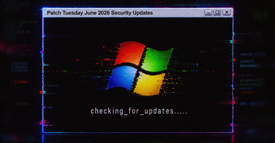 Illustration eines Windows-Patch-Fensters zum Juni-Patch-Tuesday 2026; Bildquelle: The Hacker News über blogger.googleusercontent.com.
