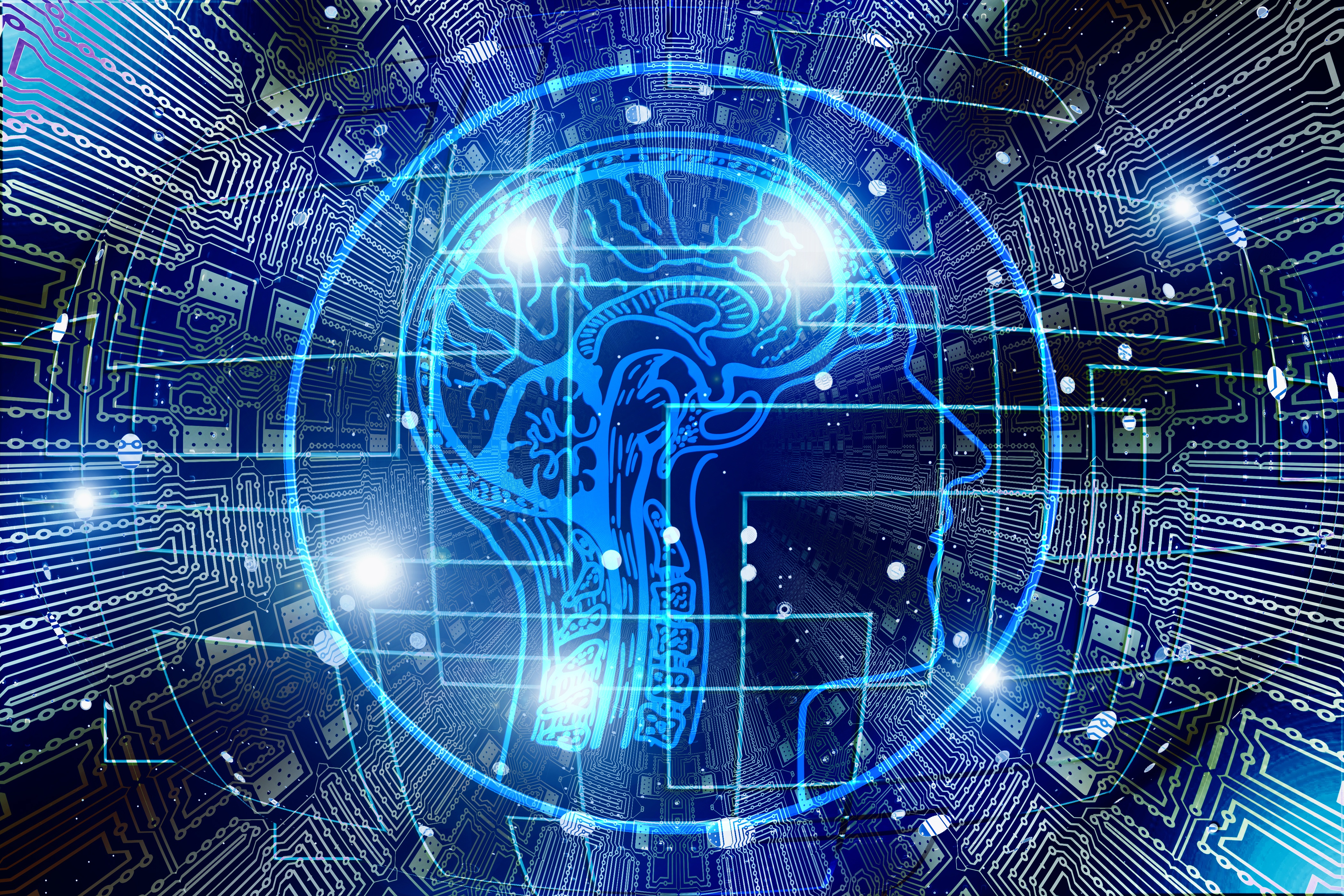 Symbolbild Künstliche Intelligenz. Bild: Pixabay, Wikimedia Commons, Lizenz CC0 (Public Domain).
