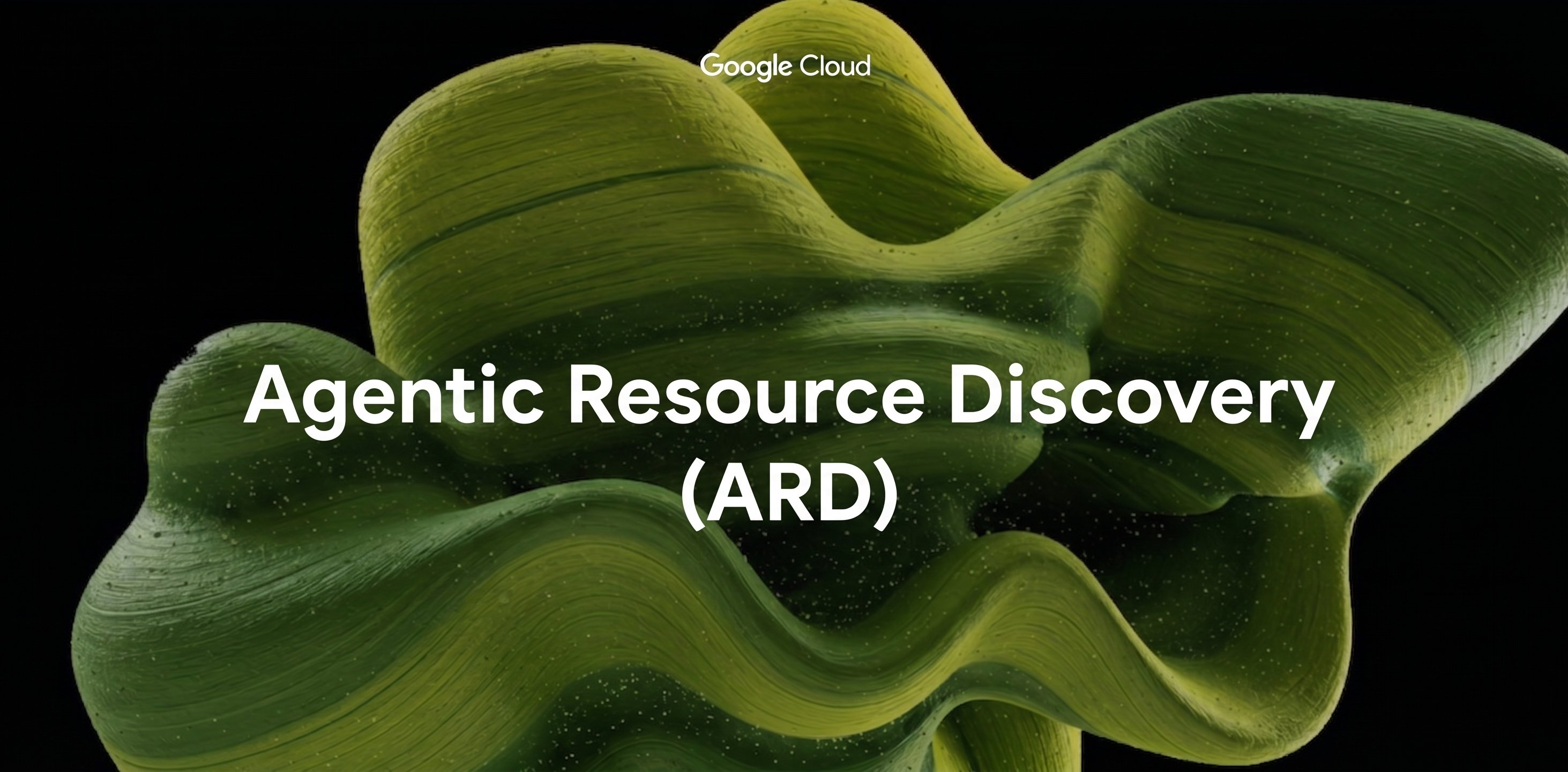 Abstrakte Google-Grafik zur Agentic Resource Discovery. Bildquelle: Google Developers Blog.