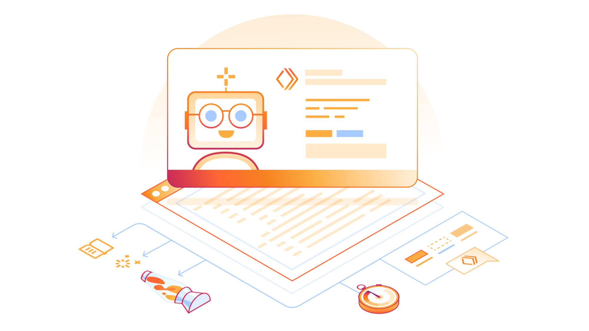 Illustration aus dem Cloudflare-Blogbeitrag „Temporary Cloudflare Accounts for AI agents“ vom 19. Juni 2026.